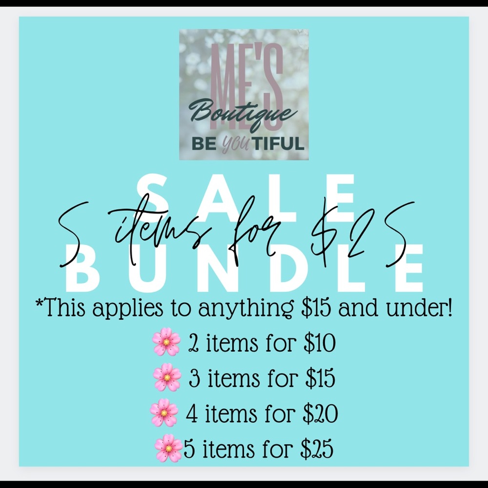 SALE!! 🛍️ MAKE YOUR OWN BUNDLE AND SAVE!🌸